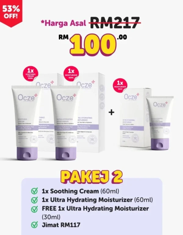 Pakej Big Size  ( Free Moisturizer 30ml)